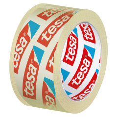Tesafilm Ruban Adhésif Transparent - Résistant au Vieillissement et au Déchirement - Rubans avec grande adhérence, 10 m x 19 mm 