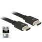 Delock Câble HDMI Ultra High Speed 48 Gbps 8 K 60 Hz Noir 2 m