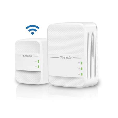 Tenda PH10 1000 Mbps Prise avec 1 Ports Ethernet Gigabit - Adapteur homePlug AV2 - Plug et Play - Boitier CPL Kit de 2 - Solutio