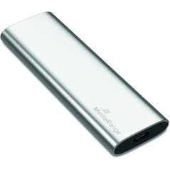 MediaRange Disque Dur Externe USB Type-C 480 Go Argenté MR1102