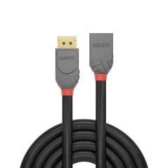 LINDY Rallonge DisplayPort Anthra Line, 3m
