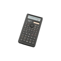 Genie 82 SC Calculatrice scientifique affichage 10 chiffres 2 lignes avec couvercle de protection Noir