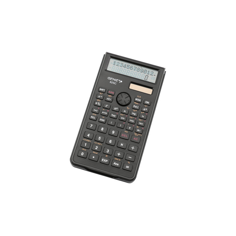 Genie 82 SC Calculatrice scientifique affichage 10 chiffres 2 lignes avec couvercle de protection Noir Genie 82 SC Calculatrice scientifique affichage 10 chiffres 2 lignes avec couvercle de protection Noir