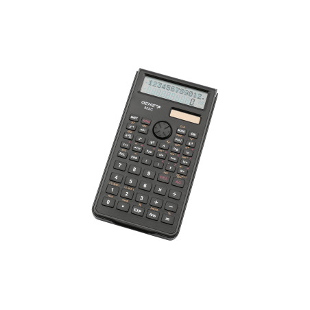 Genie 82 SC Calculatrice scientifique affichage 10 chiffres 2 lignes avec couvercle de protection Noir