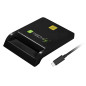 Techly I-Card CAM-USB2TYC Lecteur de Cartes à Puce Intérieure USB USB 2.0 Noir Techly I-Card CAM-USB2TYC Lecteur de Cartes à Puce Intérieure USB USB 2.0 Noir