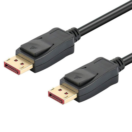 Techly 109283 Câble Audio/Video DisplayPort 8K M/M 3 m Noir