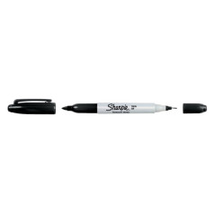 Sharpie Marqueurs permanent | pointe double | Couleurs Assorties | Lot de 8
