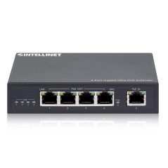Intellinet 561617 prolongateur réseau Émetteur réseau Noir 10, 100, 1000 Mbit/s