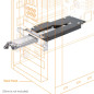 ICY DOCK Adaptateur PCIe, Carte Adaptateur avec Rack Amovible pour SSD NVMe M.2 à PCIe 3.0/4.0 x4 pour Port d'expansion PCIe - T ICY DOCK Adaptateur PCIe, Carte Adaptateur avec Rack Amovible pour SSD NVMe M.2 à PCIe 3.0/4.0 x4 pour Port d'expansion PCIe - T