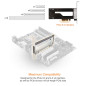 ICY DOCK Adaptateur PCIe, Carte Adaptateur avec Rack Amovible pour SSD NVMe M.2 à PCIe 3.0/4.0 x4 pour Port d'expansion PCIe - T ICY DOCK Adaptateur PCIe, Carte Adaptateur avec Rack Amovible pour SSD NVMe M.2 à PCIe 3.0/4.0 x4 pour Port d'expansion PCIe - T