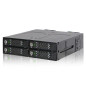 Icy Dock Backplane Cage, Rack Mobile, boîtier de Rack Robuste en métal pour 4 x SSD M.2 NVMe PCIe 3.0/4.0 Via miniSAS HD SFF-864 Icy Dock Backplane Cage, Rack Mobile, boîtier de Rack Robuste en métal pour 4 x SSD M.2 NVMe PCIe 3.0/4.0 Via miniSAS HD SFF-864