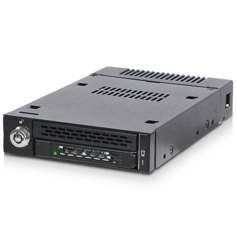 Icy Dock Rack Mobile, boîtier de Rack Robuste en métal pour 1 x SSD M.2 NVMe PCIe 4.0 2230/2242/2260/2280/22110 pour Baie de 3.5 Icy Dock Rack Mobile, boîtier de Rack Robuste en métal pour 1 x SSD M.2 NVMe PCIe 4.0 2230/2242/2260/2280/22110 pour Baie de 3.5