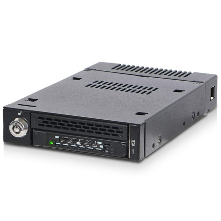 Icy Dock Rack Mobile, boîtier de Rack Robuste en métal pour 1 x SSD M.2 NVMe PCIe 4.0 2230/2242/2260/2280/22110 pour Baie de 3.5