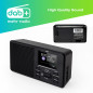 XORO Dab 142 - Radio numérique Portable, réception FM et Dab+, mémoire des Stations, Fonction RDS, réveil, Bluetooth, Batterie e XORO Dab 142 - Radio numérique Portable, réception FM et Dab+, mémoire des Stations, Fonction RDS, réveil, Bluetooth, Batterie e
