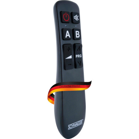 SCHWAIGER - UFB1000 Télécommande Universelle 533-2 en 1 8 Touches pour Personnes âgées Télécommande de Rechange Compatible avec