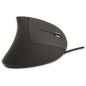 Souris ergonomique MediaRange à 6 boutons avec capteur optique pour droitiers, filaire, noire Souris ergonomique MediaRange à 6 boutons avec capteur optique pour droitiers, filaire, noire