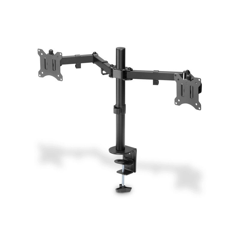 DIGITUS Support d'écran - Pince de table - 2 écrans - Jusqu'à 32 pouces - Jusqu'à 3X 8 kg - VESA 75x75, 100x100 - Noir DIGITUS Support d'écran - Pince de table - 2 écrans - Jusqu'à 32 pouces - Jusqu'à 3X 8 kg - VESA 75x75, 100x100 - Noir