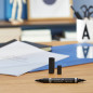Staedtler Lumocolor Duo 348 - Marqueur Permanent Double Pointe Fine 0,6 Mm Et Pointe Biseau 1,5 À 4 Mm Noir - Boite de 10 Staedtler Lumocolor Duo 348 - Marqueur Permanent Double Pointe Fine 0,6 Mm Et Pointe Biseau 1,5 À 4 Mm Noir - Boite de 10