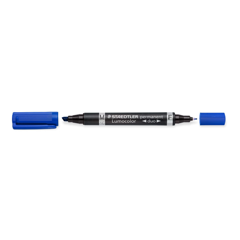 Staedtler Lumocolor, Lot de 10 Marqueurs permanent double pointe, pour écrire et marquer sur la plupart des surfaces, Encre DRY Staedtler Lumocolor, Lot de 10 Marqueurs permanent double pointe, pour écrire et marquer sur la plupart des surfaces, Encre DRY