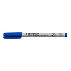 Staedtler Lumocolor 312 - Feutre Non-Permanent Pointe Biseautée 1 À 2,5 Mm Bleu