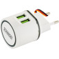 SCHWAIGER - LAD230 532- USB Adaptateur de charge (230 V) Le compagnon de voyage idéal. SCHWAIGER - LAD230 532- USB Adaptateur de charge (230 V) Le compagnon de voyage idéal.
