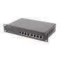 DIGITUS Commutateur Gigabit Ethernet – 10 pouces – 8 ports – L2+ Managed – VLAN, agrégation de liens & Port Control – noir DIGITUS Commutateur Gigabit Ethernet – 10 pouces – 8 ports – L2+ Managed – VLAN, agrégation de liens & Port Control – noir