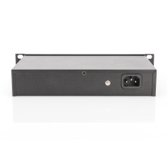 DIGITUS Commutateur Gigabit Ethernet – 10 pouces – 8 ports – L2+ Managed – VLAN, agrégation de liens & Port Control – noir