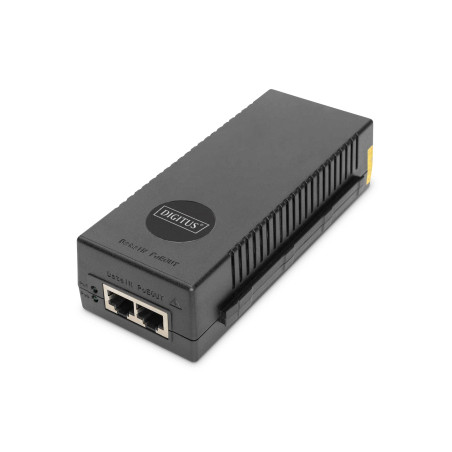 DIGITUS Ethernet PoE+ Injecteur - 10 Gigabit - Budget Power Over Ethernet de 30 W - IEEE 802.3af/at - Détection Automatique des 