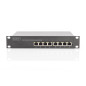 DIGITUS Commutateur PoE+ Gigabit Ethernet – 10 pouces – 8 ports – L2+ Managed – IEEE 802.3at – puissance 80 Watt – noir