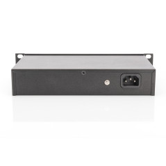DIGITUS Commutateur PoE+ Gigabit Ethernet – 10 pouces – 8 ports – L2+ Managed – IEEE 802.3at – puissance 80 Watt – noir