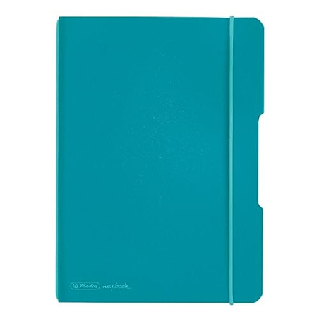 Herlitz 50015993 Cahier Flex PP A5 40 Blatt Kariert Bleu sarcelle des Caraïbes