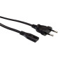 ROLINE Câble d'alimentation avec connecteur IEC 320 C7 Euro CEE 7/16 droit I Câble d'alimentation pour petits appareils I 2 pôle ROLINE Câble d'alimentation avec connecteur IEC 320 C7 Euro CEE 7/16 droit I Câble d'alimentation pour petits appareils I 2 pôle