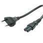 ROLINE Câble d'alimentation avec connecteur IEC 320 C7 Euro CEE 7/16 droit I Câble d'alimentation pour petits appareils I 2 pôle ROLINE Câble d'alimentation avec connecteur IEC 320 C7 Euro CEE 7/16 droit I Câble d'alimentation pour petits appareils I 2 pôle