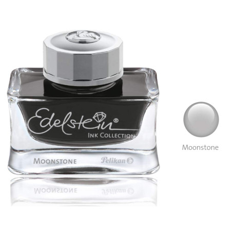 Pelikan Fine-Writing 300827 Pierre précieuse Collection Moonstone Encre de l'année 2020 50 ml, Gris lunaire