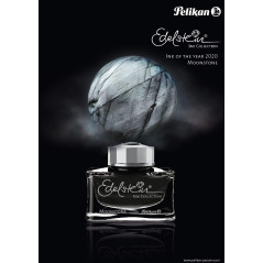 Pelikan Fine-Writing 300827 Pierre précieuse Collection Moonstone Encre de l'année 2020 50 ml, Gris lunaire