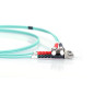 DIGITUS DK-2511-10/3 – Câble À Fibre Optique OM3 – 10 m – ST à ST – Câble Fibre Optique Duplex – 1/10/40/100 Gbit/s – MM Multimo