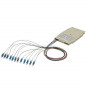 DIGITUS Cassette d'épissure Fibre Optique - 12 Pigtails - pré-assemblé - LC - OM4 - teinté dans la Masse Selon DIN IEC 60304 - B DIGITUS Cassette d'épissure Fibre Optique - 12 Pigtails - pré-assemblé - LC - OM4 - teinté dans la Masse Selon DIN IEC 60304 - B