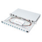 DIGITUS Boîte d'épissure fibre optique 12 couplages - LC - OS2 - 1U 19 pouces - Single-Mode duplex - Avec cassette d'épissure - DIGITUS Boîte d'épissure fibre optique 12 couplages - LC - OS2 - 1U 19 pouces - Single-Mode duplex - Avec cassette d'épissure -
