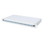 DIGITUS Boîte d'épissure Fibre Optique 24 couplages - LC - OS2-1U 19 Pouces - Single-Mode Duplex - avec Cassette d'épissure - Mo