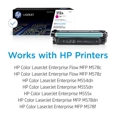 HP 212A Magenta Original LaserJet Toner Cartridge (W2123A)