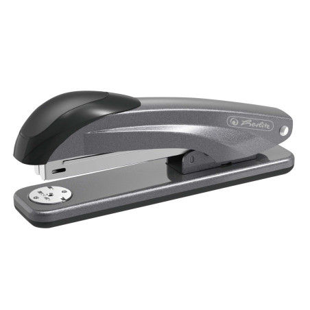 herlitz 50025473 Agrafeuse en métal pour agrafes n° 24/6, anthracite métallisé, 1 pièce