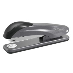herlitz 50025473 Agrafeuse en métal pour agrafes n° 24/6, anthracite métallisé, 1 pièce