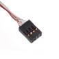 SilverStone SST-CPS03 - Mini SAS SFF8087 interne 36 broches vers câble épais et protégé 4 SATA 7 broches (avec bande latérale), 