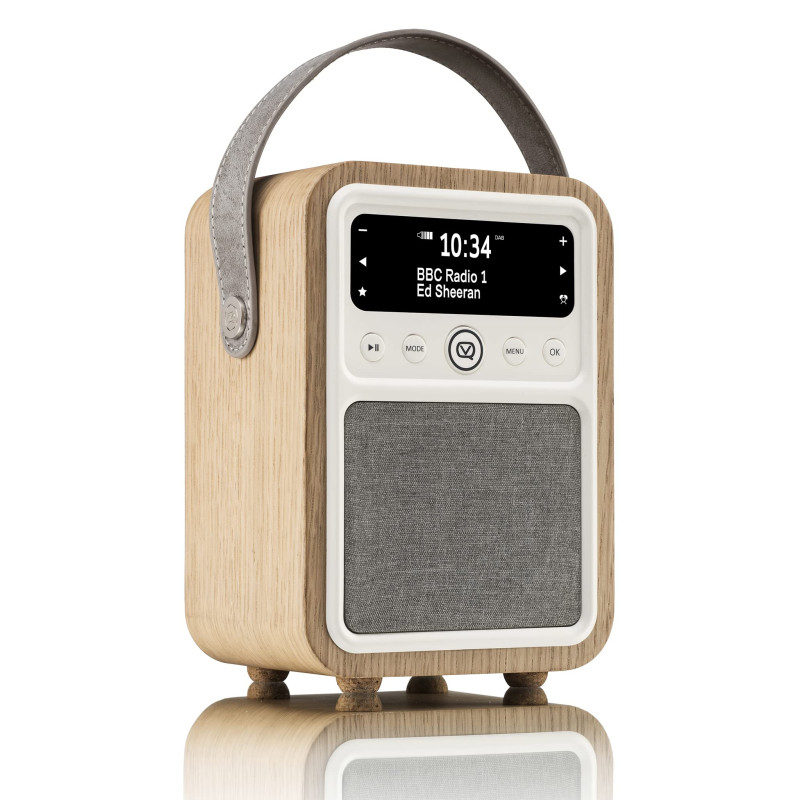 VQ Monty Radio DAB Plus/DAB avec Bluetooth, FM et Radio Réveil Fonction - Alimentée par Secteur et Batterie Radio Portable avec VQ Monty Radio DAB Plus/DAB avec Bluetooth, FM et Radio Réveil Fonction - Alimentée par Secteur et Batterie Radio Portable avec