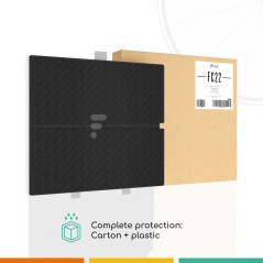 Filtre à charbon actif FAC FC22 – Compatible Bosch DHZ5136, Siemens LZ51351, Neff Z5123X5 – Haute performance – Dimensions 258x2