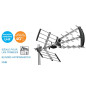 ASTRELL 011034 Antenne d'extérieur TV Trinappe 20dB, Signal Puissant pour Meilleur Qualié de Réception Chaines TNT Télé HD - fil ASTRELL 011034 Antenne d'extérieur TV Trinappe 20dB, Signal Puissant pour Meilleur Qualié de Réception Chaines TNT Télé HD - fil