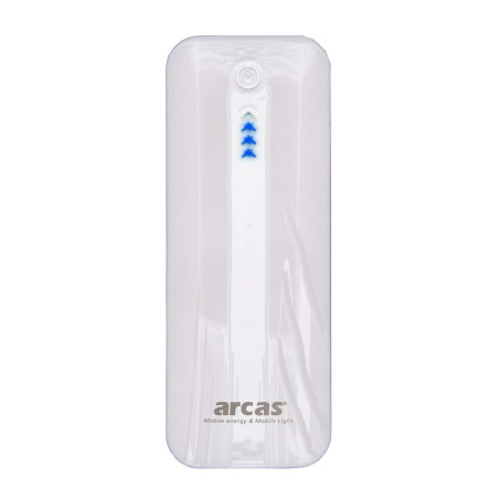 Arcas 20730206 Powerbank V206 13000 mAh Noir/Blanc