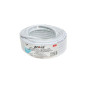 Câble Coaxial Satellite HDTV - Protection optimale Contre Les interférences d'image et Radio - 10 m - Blanc Câble Coaxial Satellite HDTV - Protection optimale Contre Les interférences d'image et Radio - 10 m - Blanc