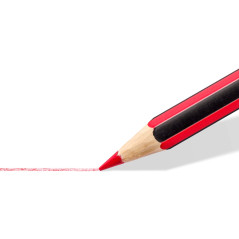 STAEDTLER - Noris colour 185 - Etui carton 24 crayons de couleur assortis en bois upcyclé - 185 C24