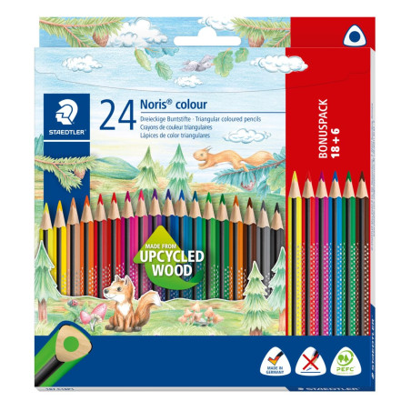 Staedtler Crayon de couleur Noris triangulaire 187 C18P1 multicolore (pas de possibilité de choisir la couleur) 1 pc(s)